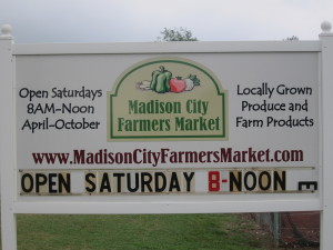 Madison City Farmers Market produce
