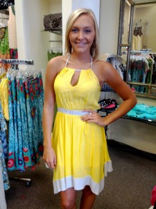 Silhouette Boutique Huntsville Alabama yellow dress