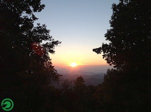 Hike Inn sunrise