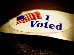 I voted sticker in Madison County AL