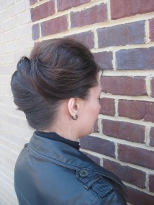 French twist holiday hair style 