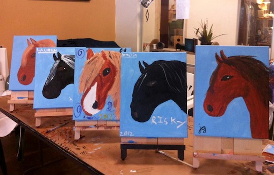 painting ponies