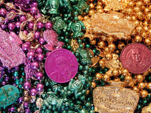 Mardi Gras beads. Flickr user Mark Gstohl