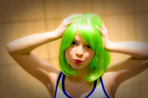 green wig for St. Patrick's Day