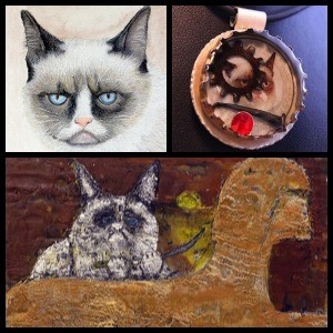 grumpy cat art project