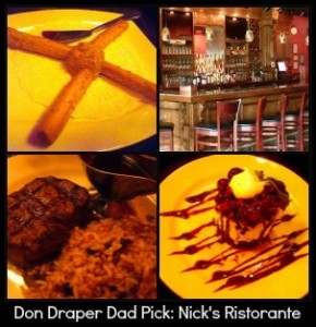 best Huntsville restaurants for Father's Day- nicks ristorante