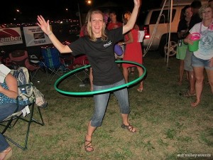 hula hooping at parrots of the caribbean party 2013 