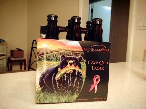 old black bear beer supporting liz hurley breast cancer fund at huntsville hospital foundation 
