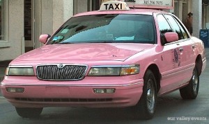 pink taxi - breast cancer awareness month 2013 huntsville al