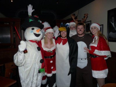 huntsville santa pub crawl 2013 group