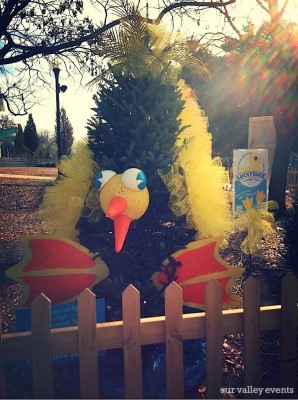 lucky duck tree at 2013 tinsel trail 