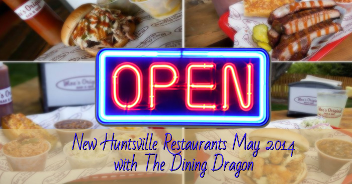 New Huntsville Restaurants May 2014