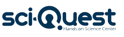 Sci-Quest Hands-on Science Center logo