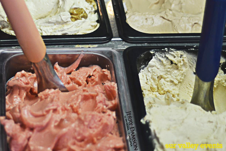 Sam and Gregs Gelato flavors
