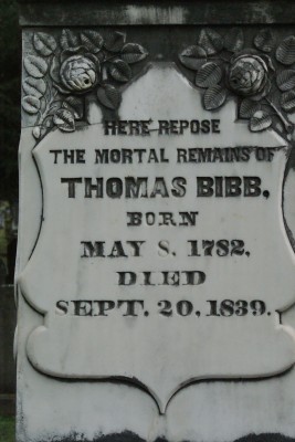 Thomas Bibb grave