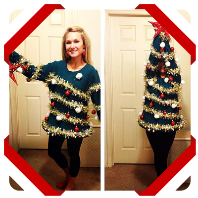 awesome DIY tacky sweater
