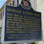 Weeden House sign