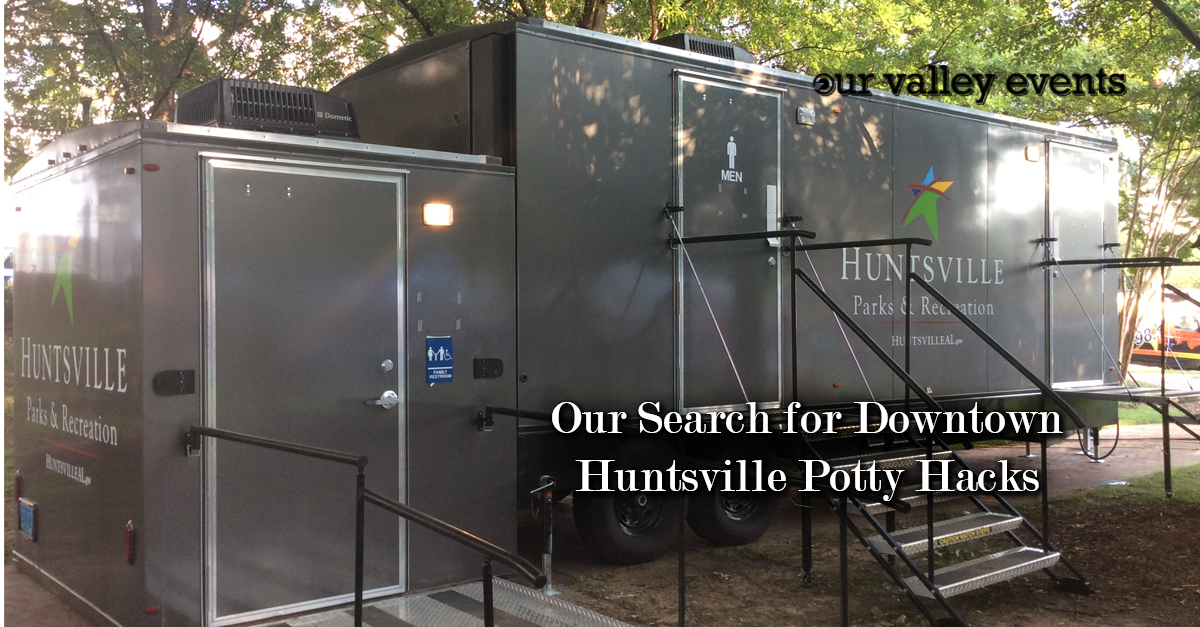 Our Search for Downtown Huntsville Potty Hacks