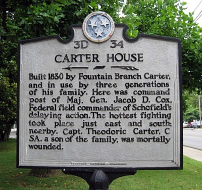 carter house marker