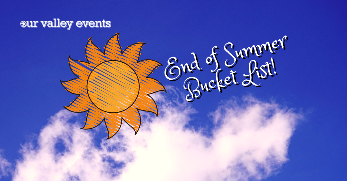 End of Summer Bucket List
