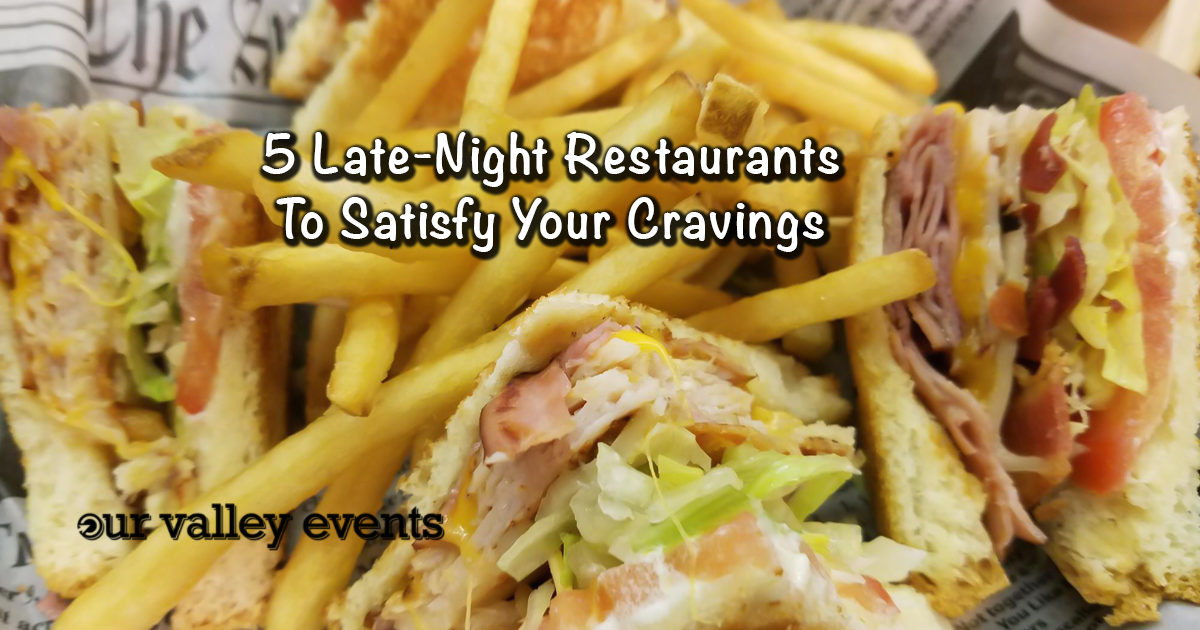  5 Late-Night Restaurants To Satisfy Your Cravings