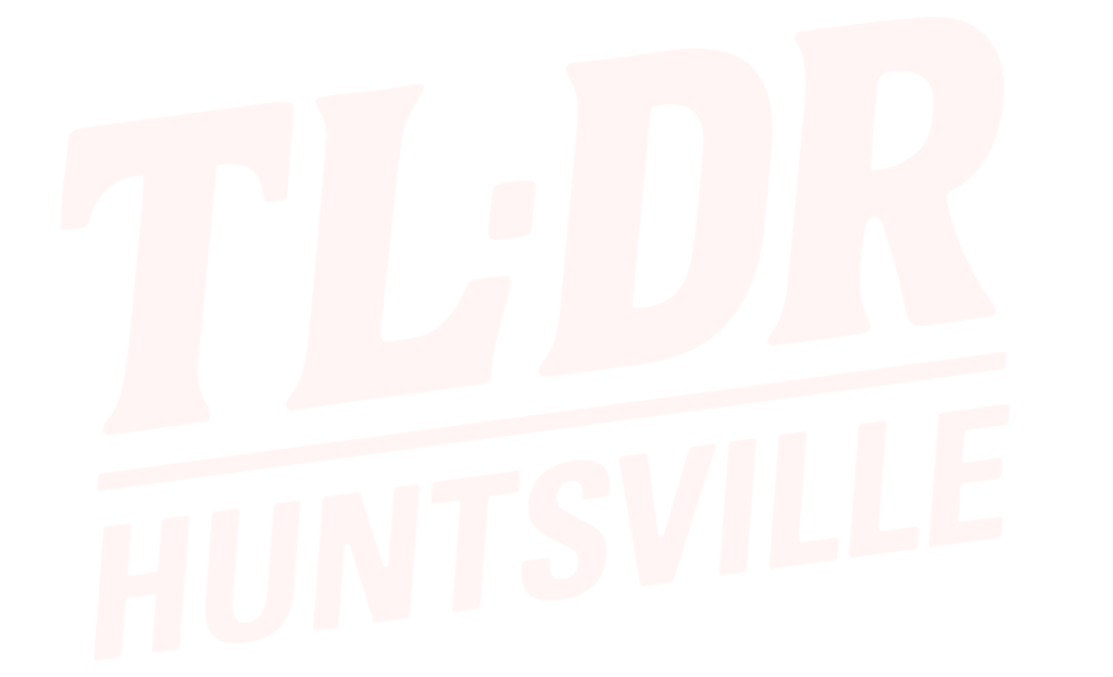 TLDR Huntsville White Logo
