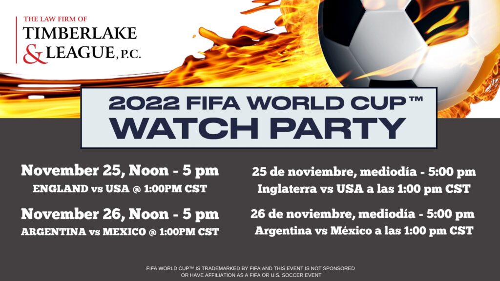 World Cup Watching Party Graphic