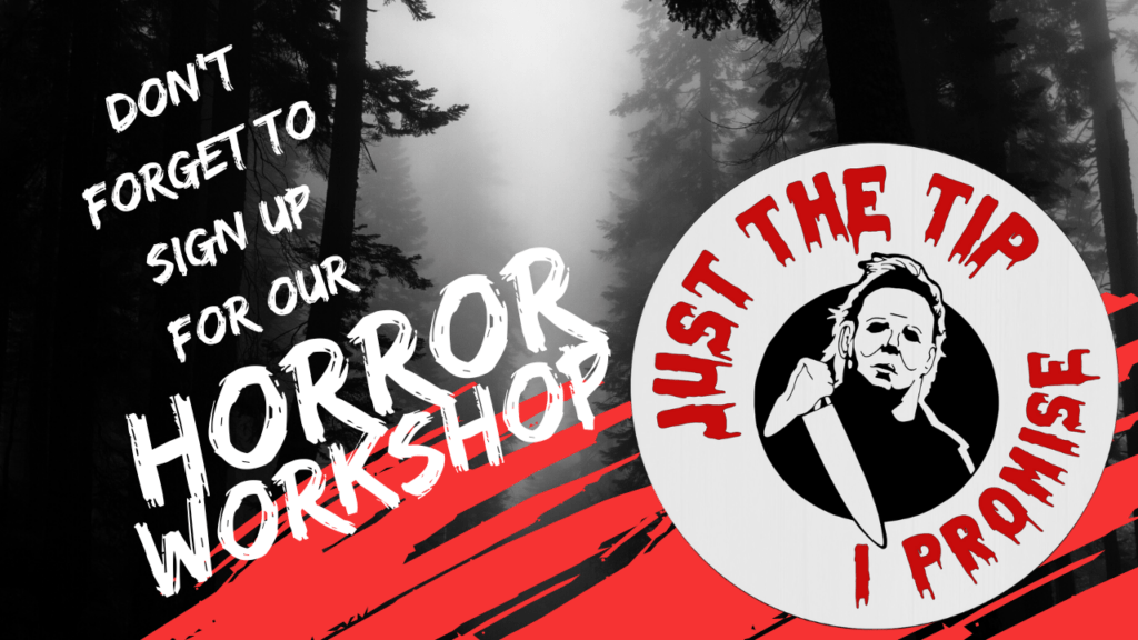 Event Banner for Horror Workshop