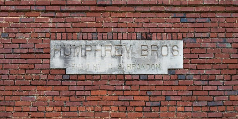 Humphrey Bros sign in Downtown Huntsville