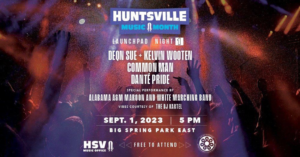 Huntsville Music Month Concert Poster