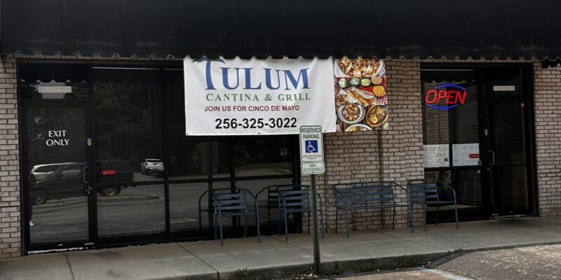 Tulum cantina store front Huntsville, Alabama