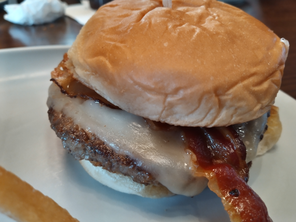 burger from wahlburgers