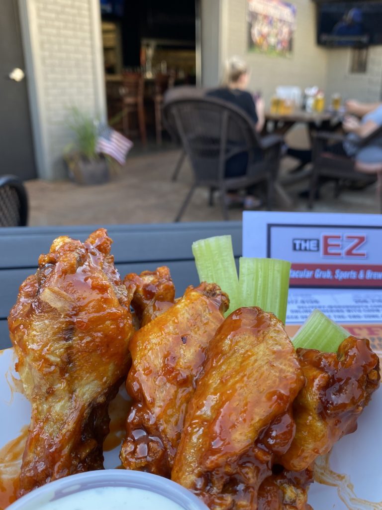 Wings at the end zone in Huntsville